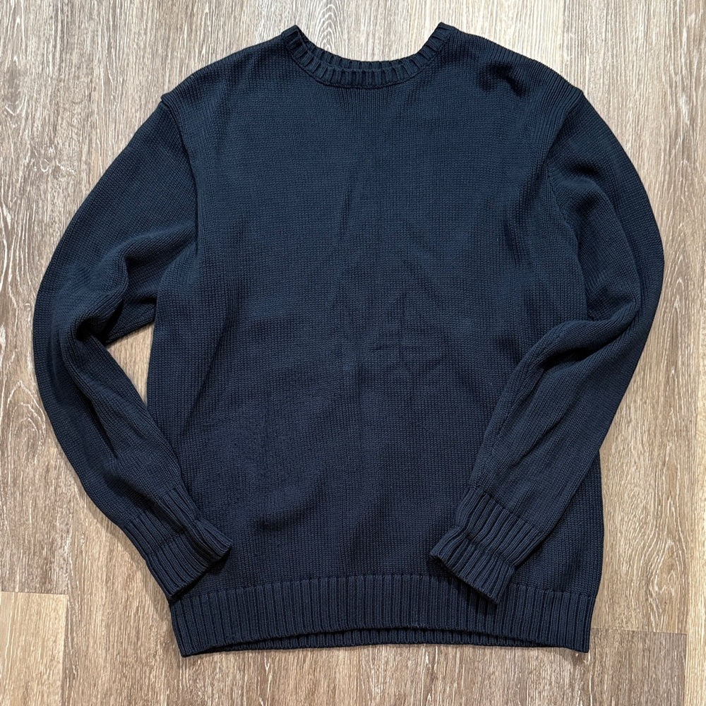 Brandy Melville Dark Navy Crewneck Sweater